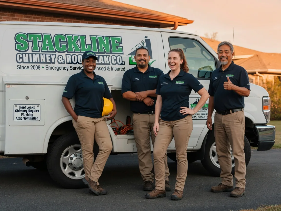 Chimney flashing repair company in Walnut Grove, CA